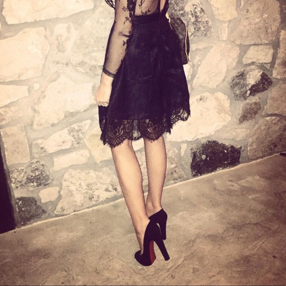 ❌SOLD❌Louboutin BIBI 140mm. Suede. Black. Size 40. - Picture 4 of 12